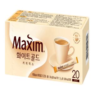 맥심 화이트 골드 믹스 20T 동서식품 연아 커피