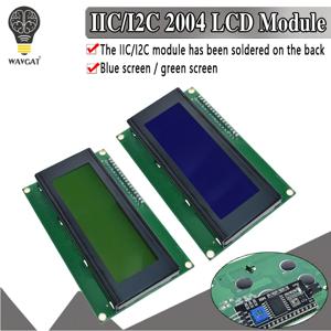 IIC I2C TWI 2004 직렬 블루 그린 백라이트 LCD 모듈, 아두이노 UNO R3 MEGA2560 20X4 LCD2004 용