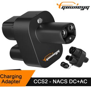 GUWIEYG CCS2-Telsa AC DC 어댑터, NACS 전기 자동차 EV 충전기 커넥터, 테슬라 어댑터 CCS2, 테슬라 EV에 적합