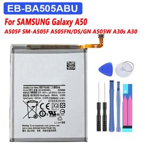 삼성 갤럭시 A50 A505F SM-A505F A505FN/DS A505GN/DS A505W A30s A30 SM-A507FN A50S 용 배터리, EB-BA505ABN EB-BA505ABU,4000mAh