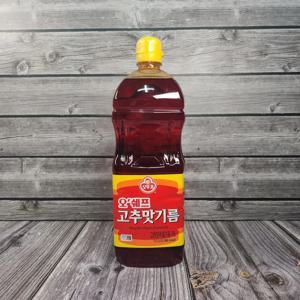 오뚜기 고추맛기름1.5L 1개 매운맛 고추기름