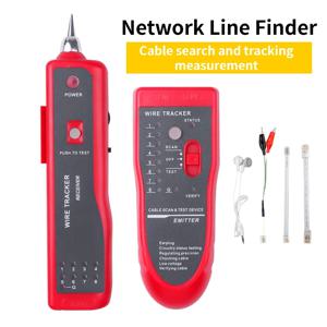 LAN 네트워크 케이블 테스터 Cat5 Cat6 RJ45 UTP STP 라인 파인더 전화선 추적기 추적기 톤 거리 케이블 테스터 진단