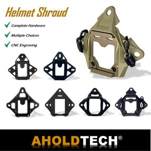 Aholdtech VAS 헬멧 슈라우드 모듈러 번지 Wilcox L4 NVG 마운트 어댑터, FAST MICH WENDY 전술 방탄 헬멧 NVG 브래킷