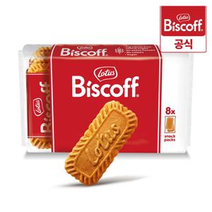 로투스 비스코프 비스킷 8x2p 124g / 커피과자 수입 과자 대용량 크래커