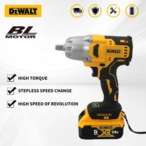 DEWALT 임팩트 렌치, 리튬 배터리 포함, 자동차 수리, 브러시리스 무선 렌치 전동 공구, 20V 최대 1 인치, 2 인치 700N.m 높은 토크