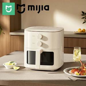 Mijia 스마트 에어프라이어 N1 5L, 플립 프리 요리, 대용량 5L, 투명 창 디자인, 치킨 프라이 머신, 220V CN 버전