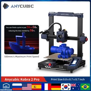 ANYCUBIC KOBRA 2 Pro 3D 프린터 최대 프린트 속도 500mm/s의 앱 지원 FDM 자동 레벨링 PLA 압출기