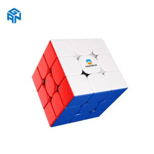 GAN Monster GO 3x3 M EDU 마그네틱 매직 스피드 큐브, 스티커리스 전문 피젯 장난감, GAN MSG EDU 3X3 Cubo Magico 퍼즐