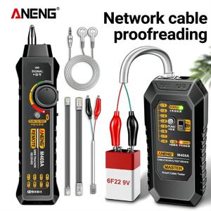 ANENG 스마트 네트워크 케이블 테스터, RJ45 RJ11 LAN 케이블 테스터, 와이어 트래커, 리시버 네트워크 수리 전기 도구, M469A