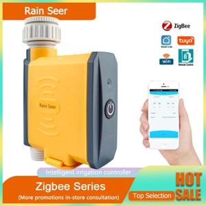 Rain Seer Tuya Zigbee Garden 홈 관개 급수 타이머 와이파이 워터 타이머 휴대 전화 원격 컨트롤러, 비 시어 관개 급수 타이머