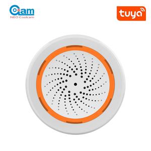 Coolcam Tuya Zigbee 가정 보안용 스마트 사이렌 알람, 스트로브 알림 지원, USB 케이블 전원 공급, TUYA 스마트 허브로 작동