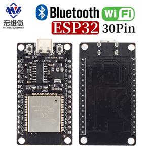 USB C타입 ESP32 개발 보드 ESP32-WROOM-32, 와이파이, 블루투스, 초저전력 듀얼 코어, CH340C, 30 핀