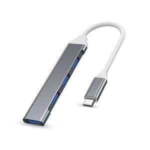 USB C 허브 3.0 C타입 익스텐더, 4 포트 스플리터 어댑터, OTG 도킹 스테이션, 휴대폰 맥북 프로 13 15 에어 PC 노트북 컴퓨터 허브용