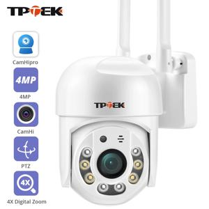 PTZ 와이파이 IP 카메라, CCTV 감시 보안 보호, 야외 4X 디지털 줌, 거리 CamHipro CamHi Camara, 4MP, 1080P