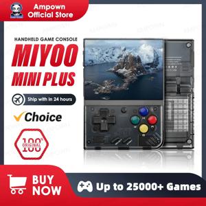 미유 미니플러스 휴대용 빈티지 핸디 게임기 V2 Mini+ IPS 스크린 클래식 비디오 게임기 리눅스 시스템 키즈 선물