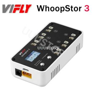 VIFLY WhoopStor 3 V3 6 포트 1S LIPO LiHV 배터리 충전기, 방전기 스토리지 LCD TYPE-C, DC TX60, FPV 드론 BT2.0 PH2.0 용, 신제품