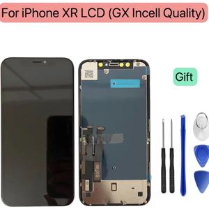 GX INCELL LCD 교체 디스플레이 터치 패널 스크린 및 프레임 조립 부품, 아이폰 XR 용, 100% 공장 가격