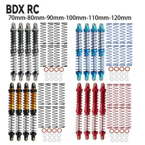 1/10 RC 크롤러 차량용 금속 완충기 오일 댐퍼, 축 SCX10 AXI03007 RBX10 D90 TRX4, 70mm, 80mm, 90mm, 100mm, 110mm, 120mm