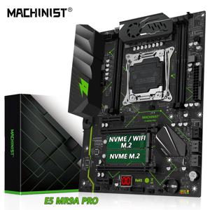 MACHINIST MR9A PRO 마더보드 지지대, LGA 2011-3 제온 E5 V3 V4 CPU 프로세서, DDR4 RAM, 4 채널 메모리, NVME M.2 USB 2.0 ATX