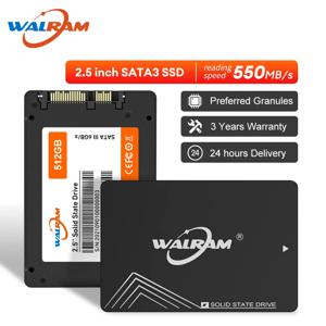 WALRAM 노트북 데스크탑용 내장 하드 드라이브 디스크, Sata3 SSD, 1TB, 2.5 인치, 128GB, 256GB, 512GB HDD, 솔리드 스테이트 하드 디스크