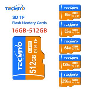 TECMIYO Sd Tf 플래시 메모리 카드, 휴대폰 카메라 디지털 장치용, 16GB, 32GB, 64GB, 128GB, 256GB, 512GB, 1TB