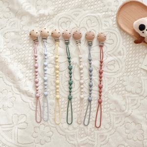 진정 젖꼭지 안티 체인 아기 유모차 Teether 안티 손실 체인 아기 실리콘 젖꼭지 클립 장난감 물린 접착제 매는 밧줄