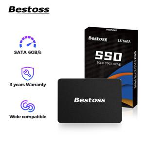 Bestoss 노트북 하드 디스크 데스크탑용 내장 솔리드 스테이트 하드 드라이브, HDD 2.5, SATA3 SSD, 120GB, 240GB, 480GB, 128GB, 256G, 1TB, 2TB, 4TB