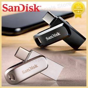 SanDisk 울트라 듀얼 드라이브 USB C타입 플래시 드라이브, SDDDC4 USB3.1 펜드라이브, 1TB 512G 256G 128G 64G 32G 메탈 OTG 안드로이드 태블릿 폰