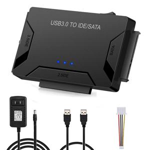 SATA/IDE에서 USB 3.0 어댑터, 하드 드라이브 어댑터 케이블 변환기, 2.5/3.5 인치 SATA 및 IDE HDD 지지대, PC 맥북용 6TB