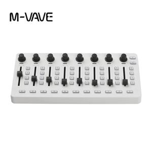 M-VAVE SMC 믹서 무선 MIDI 컨트롤러 믹싱 콘솔, BT 연결 배터리, C타입 공급 USB, 윈도우, 맥, Ios, 안드로이드용