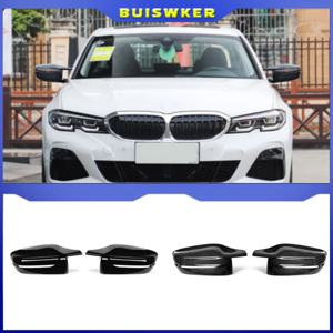 BMW 3 5 7 8 시리즈 G20 G21 G28 320d 330e 330i G30 G38 G11 G12 G15 G16 용 자동차 사이드 윙 미러 커버 리어 뷰 캡