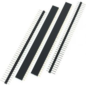 10PCS 1x40Pin 2.54mm 단일 행 암 + 10pcs 1x40 수 핀 헤더 커넥터