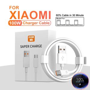 초고속 충전 USB C타입 케이블, 화웨이 P40 P30 USB-C 휴대폰 데이터 코드, 샤오미 14 레드미 13 12 원플러스 11 POCO, 6A, 100W