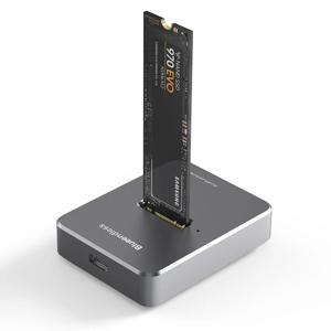 Blueendless M2 nvme 도킹 스테이션, M 키 USB C SSD 케이스, NVME 및 NGFF HDD SSD 도킹 스테이션, 솔리드