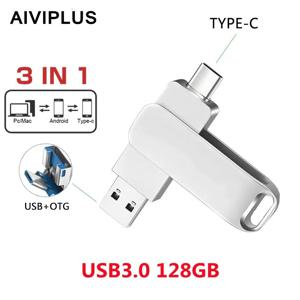 화웨이 및 안드로이드 스마트폰용 USB C 타입 플래시 드라이브, USB 3.0 펜 드라이브, 32GB, 64GB, 128GB, 256GB