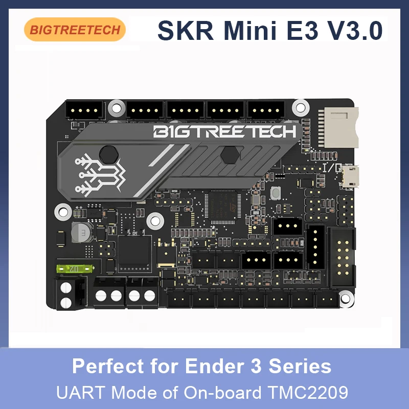 BIGTREETECH BTT SKR 미니 E3 V3.0 마더보드, TMC2209 UART VS SKR 2 3D 프린터 메인보드, Ender 3 Ender 5 Pro CR 10