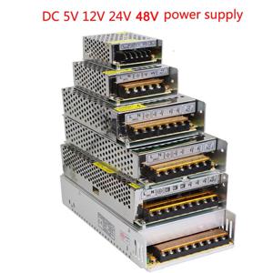 VUSUM 조명 변압기 전원 공급 어댑터, AC110V-220V DC 5V 12V 24V 48V, 2A 5A 10A 15A 20A 30A LED 스트립 스위치 드라이버