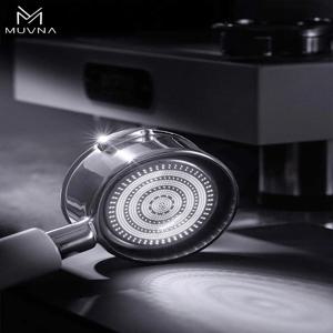 MUVNA 커피 에스프레소 필터 바구니, 커피 머신 핸들 추출 파우더 볼, 정밀 51mm, 53mm, 58mm, 18g, 20g, 22g