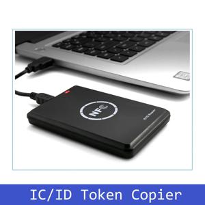 NFC 스마트 카드 리더기 RFID 복사기/복사기 125KHz 13.56MHz USB 프로그래머 열쇠 고리 카드 ID IC EM UID EM4305 T5577 태그