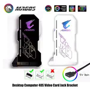 MSI AORUS ROG TUF 믿기 애니메이션 캐릭터, RGB 플로우, 4090 GPU 거치대 잭 지지대, 40 시리즈 VGA 브래킷, PC 조립 MOD