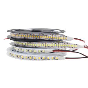 MJJC SMD 2835 LED 스트립, 5M, 12V, 120LED/M, 240LED/M, 아이스 블루, 웜 쿨 화이트, 유연한 리본, 홈 장식 조명