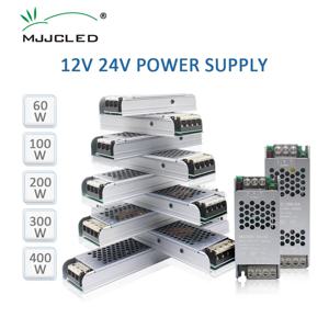 조명 변압기 전원 공급 어댑터, LED 스트립 조명 드라이버, AC110V 220V to DC 12V 24 V, 60W 100W 200W 300W 400W 12 24 V