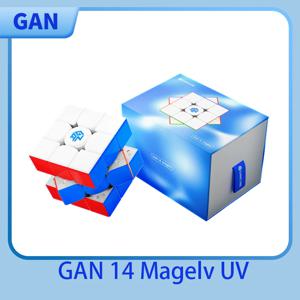 JudyCube Gan 14 Maglev UV 마그네틱 매직 스피드 큐브, 스티커리스 전문 피젯 토이, GAN 14 M Cubo Magico 퍼즐