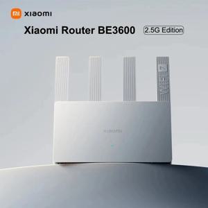 샤오미 라우터 BE3600 WiFi7 2.4/5GHz 듀안 밴드, 160Mhz 3570Mbps 메쉬 네트워킹 게임 가속 2.5G 이더넷 포트, 신제품