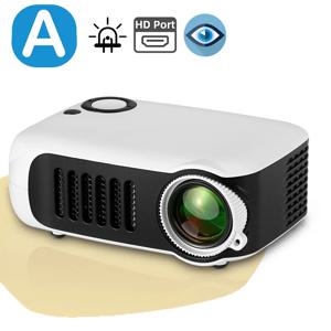 AUN A2000 미니 프로젝터, 홈 시어터 휴대용 프로젝터, 3D LED 스마트폰 TV 레이저 비머, 풀 HD 1080P 비디오 시네마