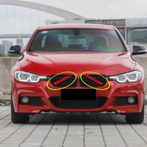 자동차 전면 그릴 트림 스트립 커버 프레임 스티커, BMW F30 F31 F34 GT 320i 328i G30 G31 G01 G02 G05 F25 F26 F20 116i 118i 120i 용