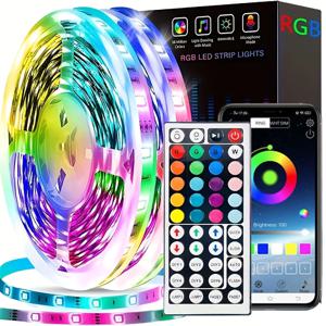 리모컨 색상 변경 RGB LED 스트립, 홈 파티 장식, TV 백라이트