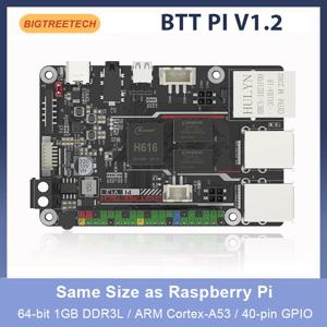 BIGTREETECH BTT PI V1.2 보드 쿼드 코어 Cortex-A53, 2.4G 와이파이, 40 핀 GPIO VS 라즈베리 PI 3B 오렌지 파이, 클리퍼 3D 프린터 DIY용