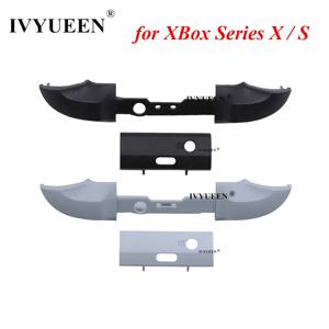 IVYUEEN XBox 시리즈 X S XSS XSX 코어 컨트롤러 RB LB 범퍼 단추 모드 키트, 미들 바 거치대 교체 수리 부품