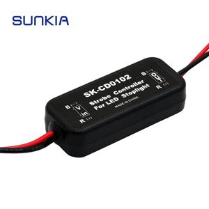 GS-100A 자동차 LED 브레이크 스톱 라이트 램프 용 플래시 스트로브 컨트롤러 성 노출증 모듈 12-24V 단락 보호 CD0100/01/02